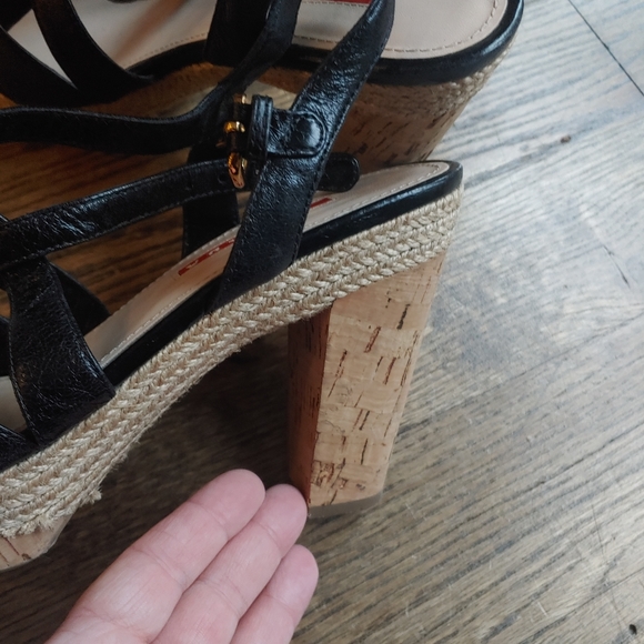 Prada shoes 38 womans 7 1/2 8 - Picture 7 of 10